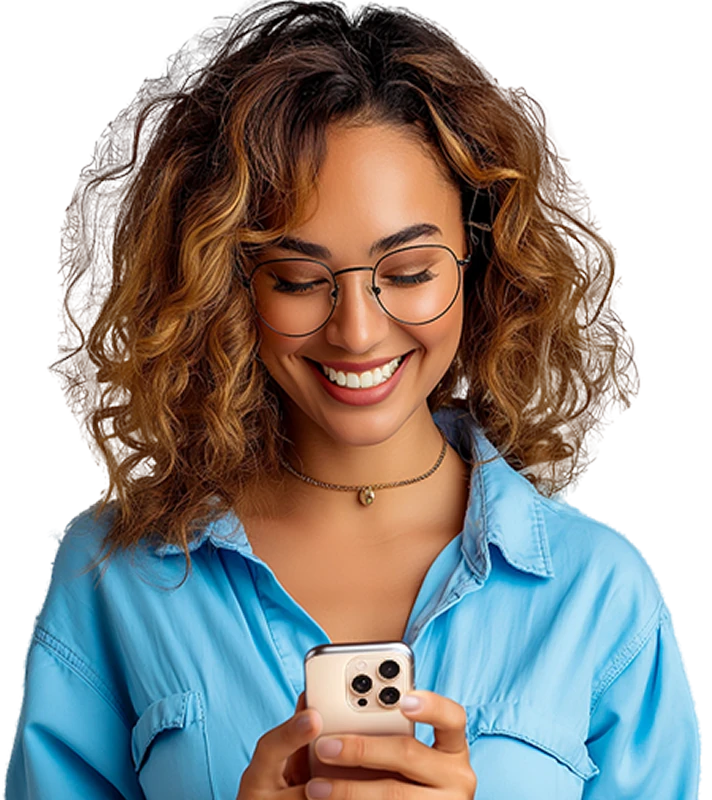 Profissional usando o PABX inteligente da VC Telecom pelo celular